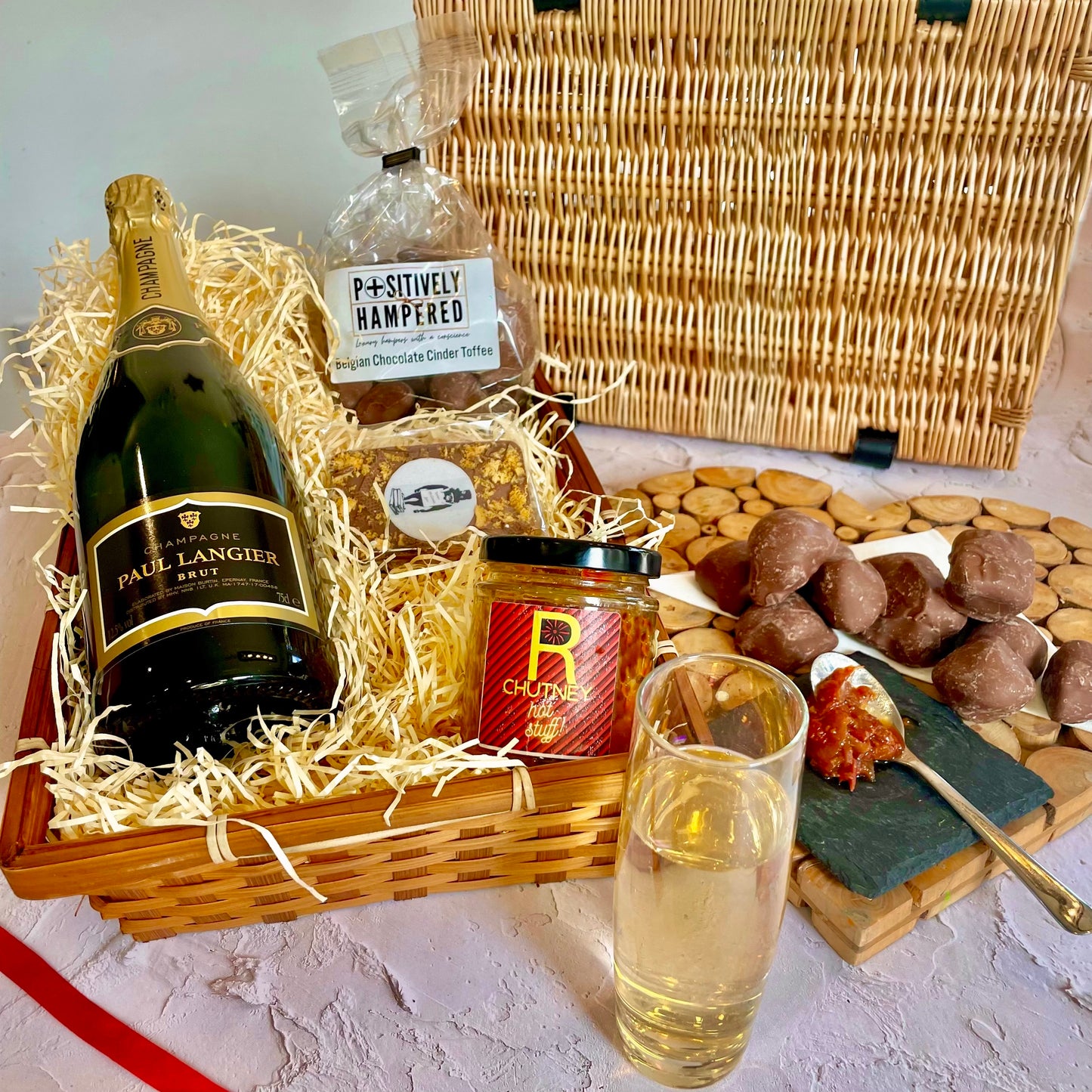 Valentine's Basket - Champagne