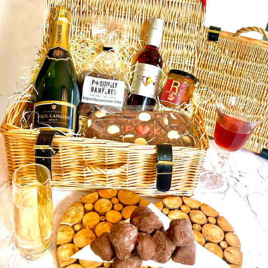 Valentine's Personalised Love Hamper - Champagne